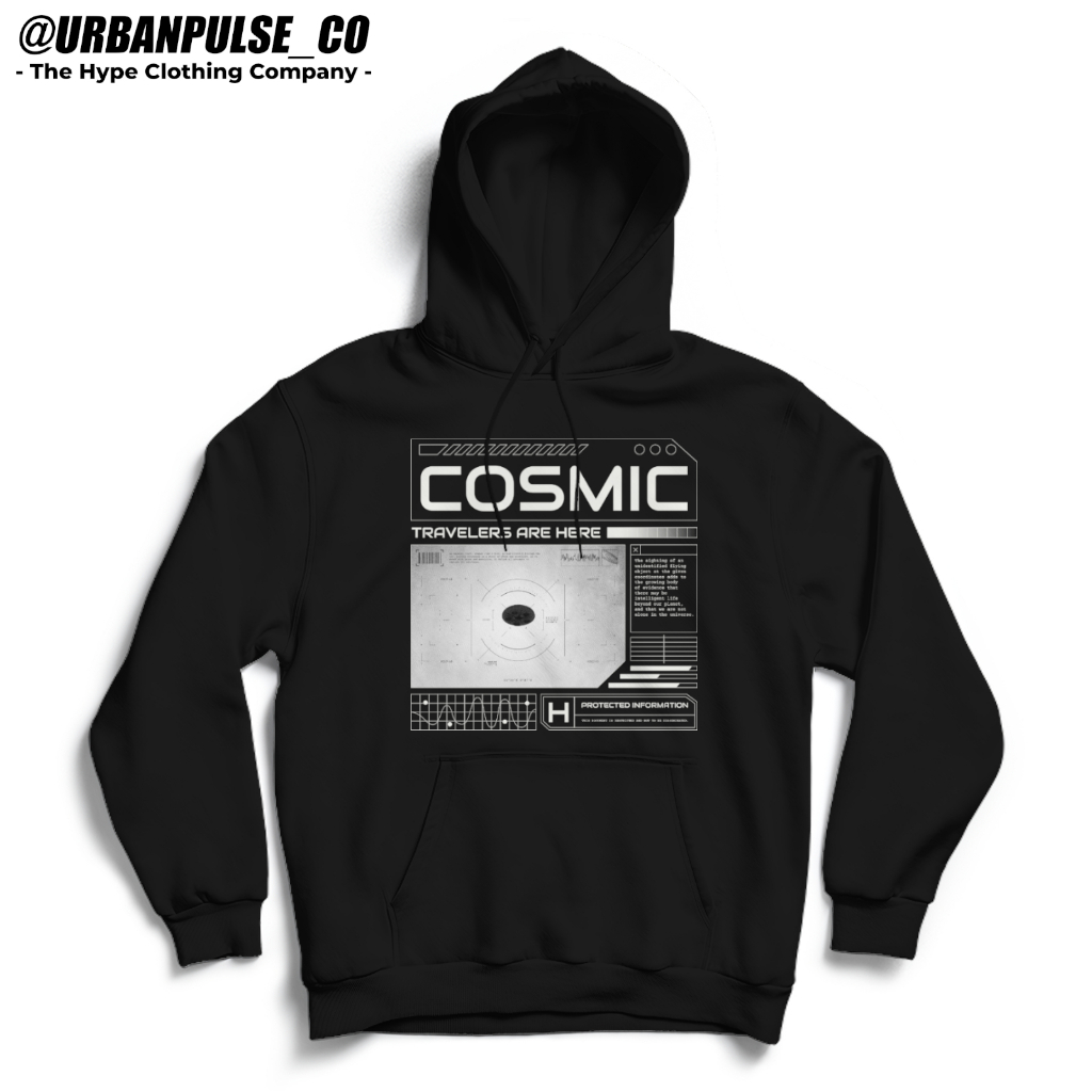 URBANPULSE Hoodie COSMIC TRAVELERS Pullover Fleece Hoodie CSMC01