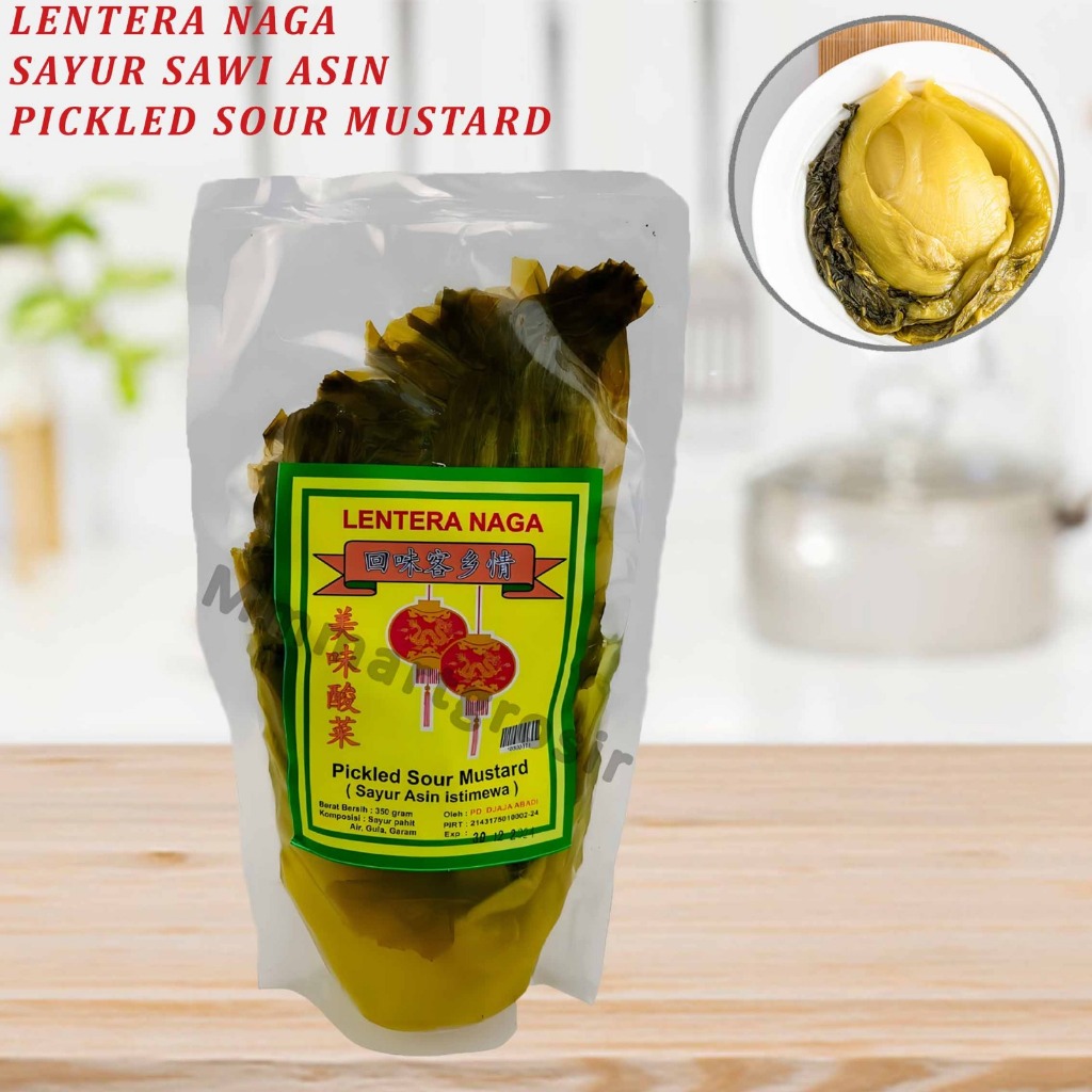 

Lentera Naga / Sayur Sawi Asin / Pickled Sour Mustard / 350ml