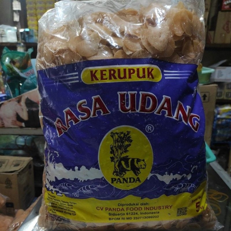 

Kerupuk Rasa Udang Panda Kemasan Repak 500 gram