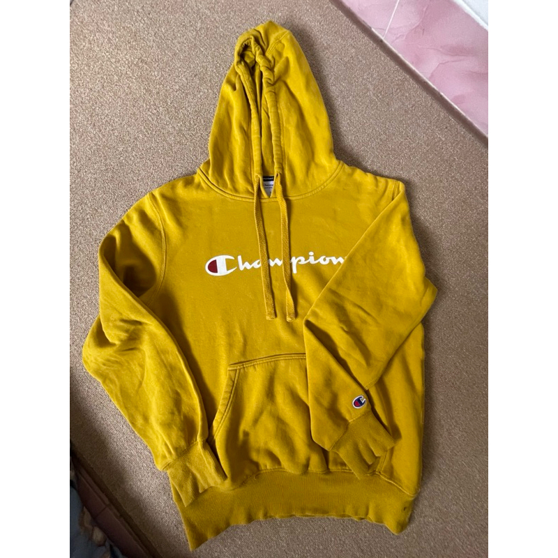 Hoodie Champion Yellow Second Original