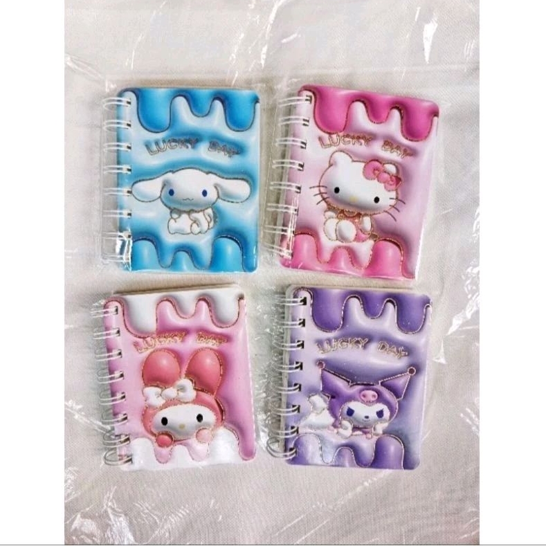 

Buku notes A7 Sanrio gradasi