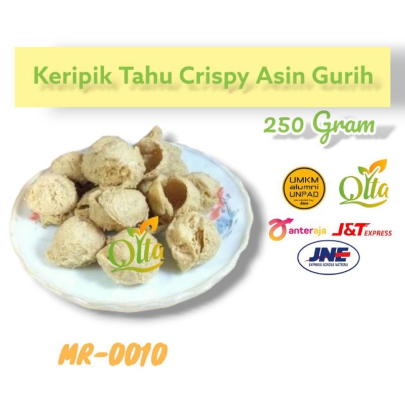 

Keripik Tahu Crispy Bulat Asin Renyah Gurih Original 250 Gram