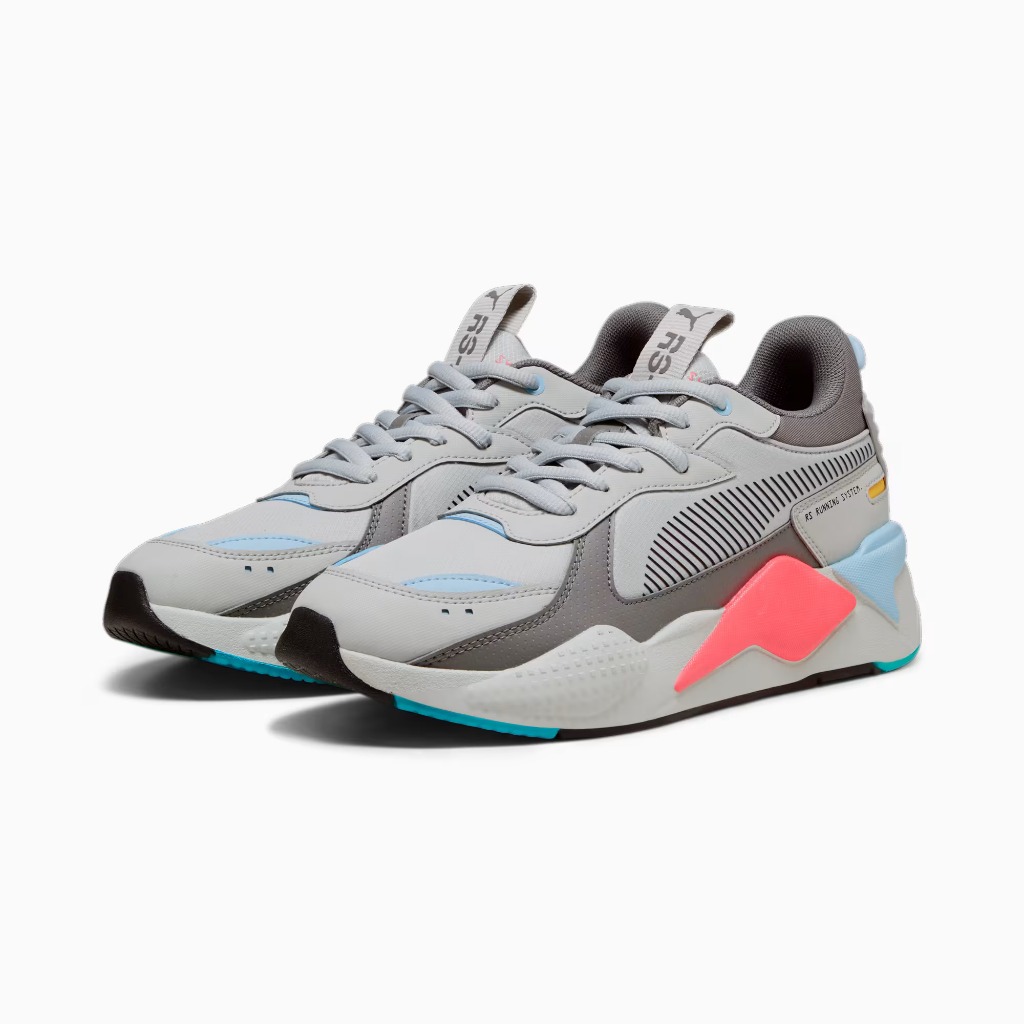 Sepatu Sneakers Puma RS-X Games Ash Gray Cast Iron 393161-01 Original BNIB