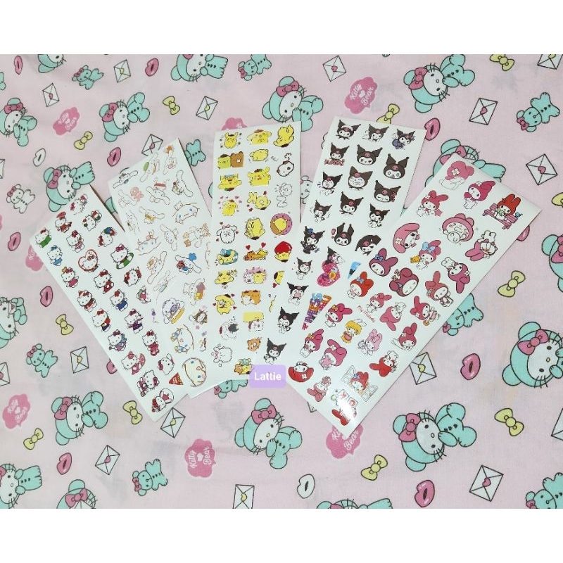 

STICKER TEMPELAN SANRIO/STICKER HELLO KITTY/STICKER POMPOMPURIN/ STICKER KUROMI/STICKER POCHACCO/STICKER CINNAMOROL/STICKER MYMELODY/SANRIOXNCT/NCT/STICKER NCT