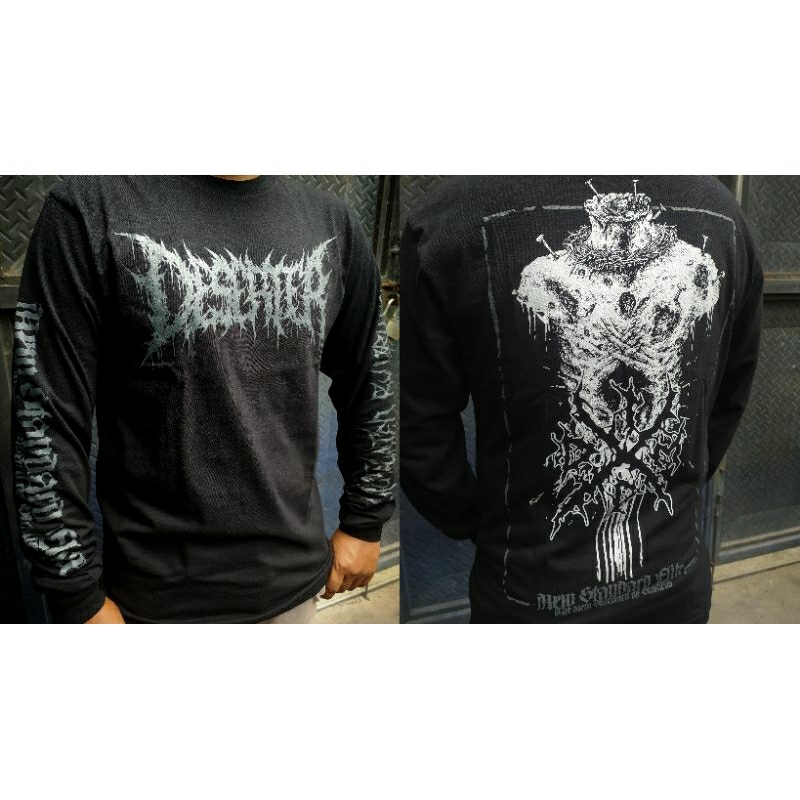 Original DESERTER Mutilated x IDDM - Kaos Band Lengan Panjang