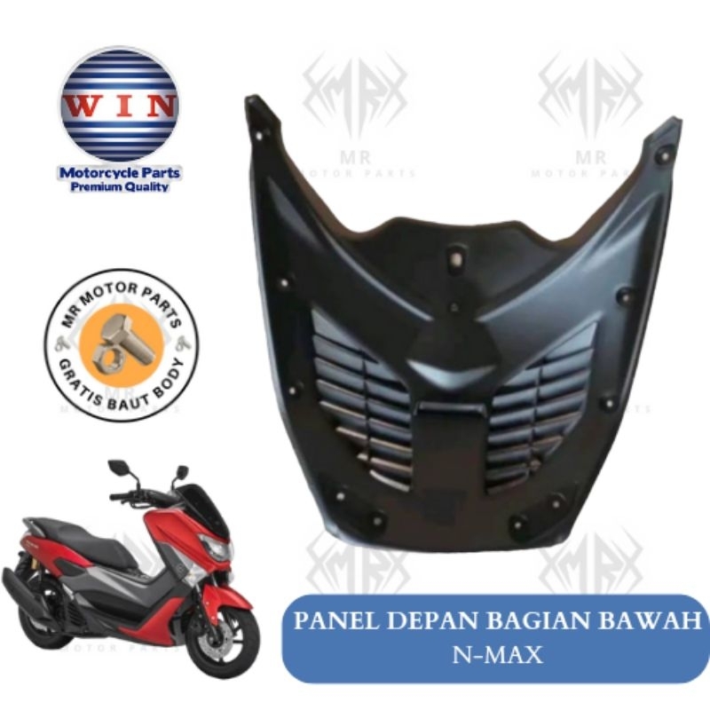 cover lower paru dek tampah lumpur sirip hiu depan Yamaha nmax 2016