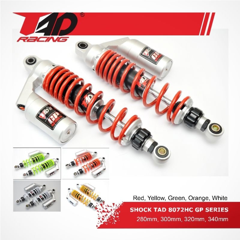 Shock Tad 8072 Zephirus HC GP series model Ysss tabung atas 280mm 320mm 340mm bebek laki