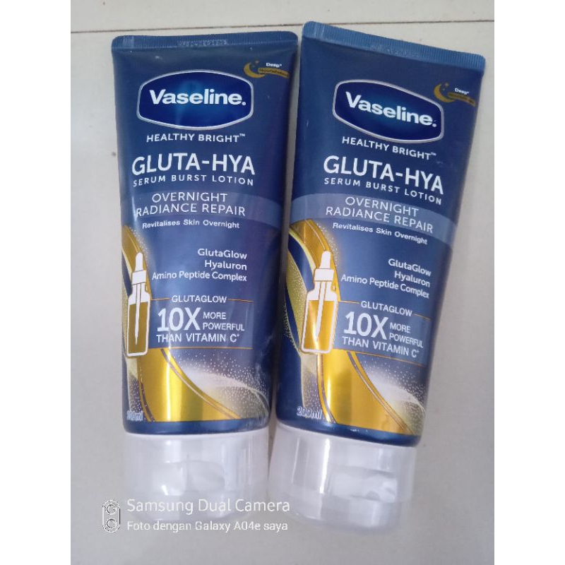 vaseline gluta hya overnight