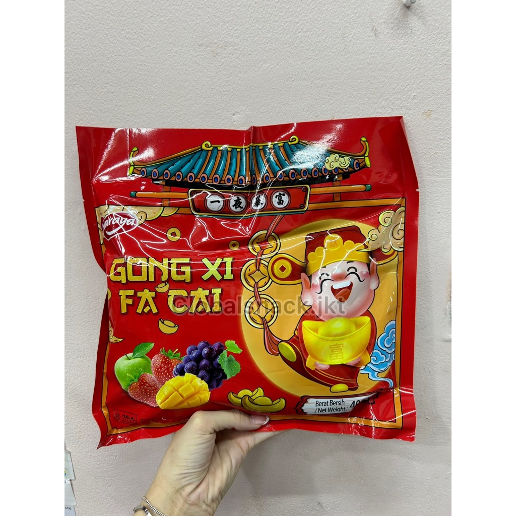

[400GR] NARAYA SOFT CANDY ASSORTED YUAN BAO- GONG XI FA CAI
