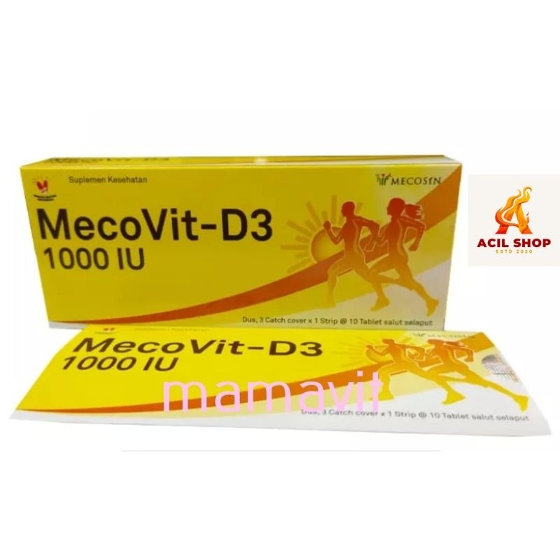 Mecovit D3 1000 iu / Vitamin D3 / Vitamin D