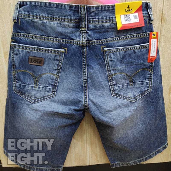 Celana Pendek Pria Jeans Lois / Celana Jeans Pendek Pria Original 100% Lois Model Terbaru