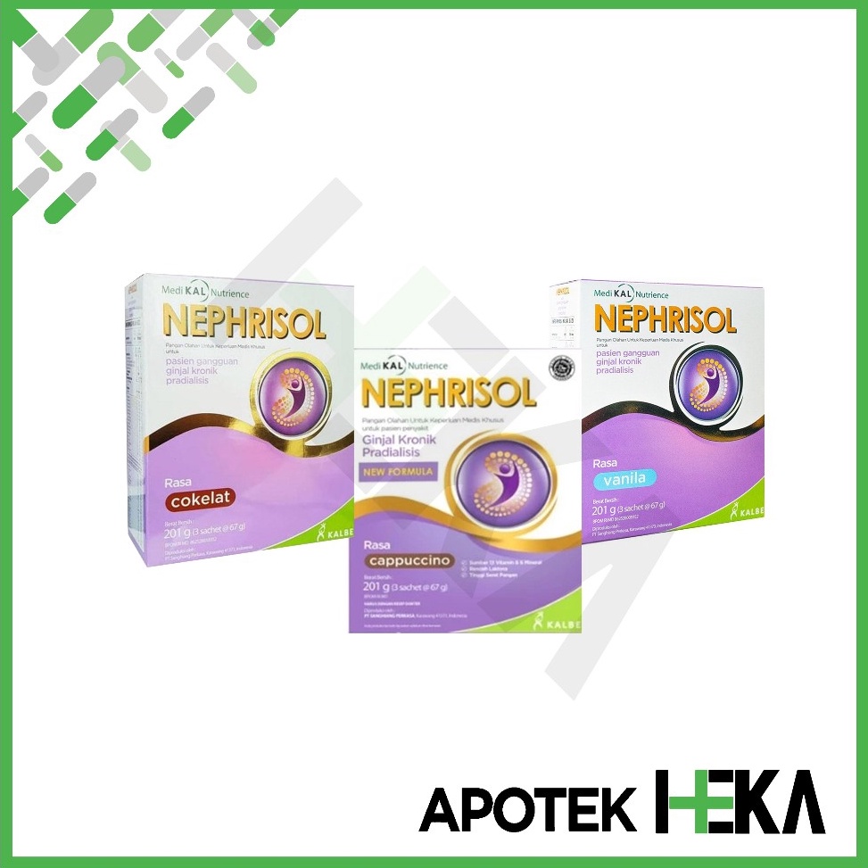 

XPRESS Nephrisol VanilaCappucino 21 gram Pasien Ginjal Pradialisis