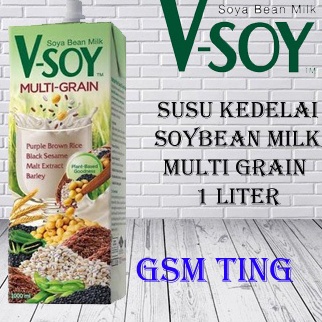 

Sale Vsoy Susu Kedelai Original Multi Grain Vsoy Soya Milk 1 Liter UHT Y35