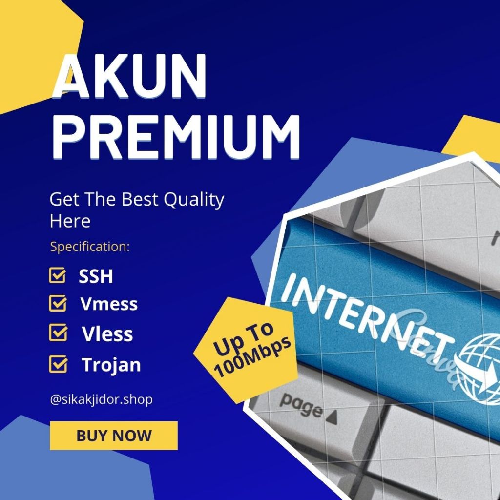 Akun Premium VPN, Trojan, Vmess, Vless, SSH