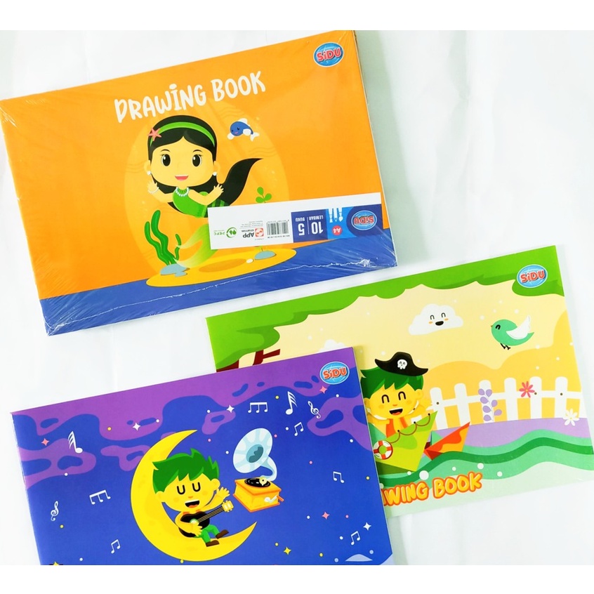 

Laris Buku Gambar Sketsa A4 SIDU 1 lembar isi 5 pcs buku Z6