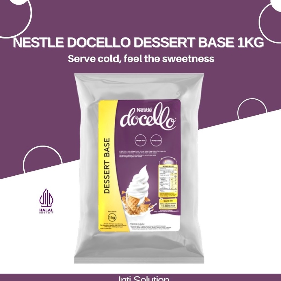 

SUPER DISKON NESTLE DOCELLO DESSERT BASE 1 kgBUBUK MINUMAN MILK SHAKE HALAL