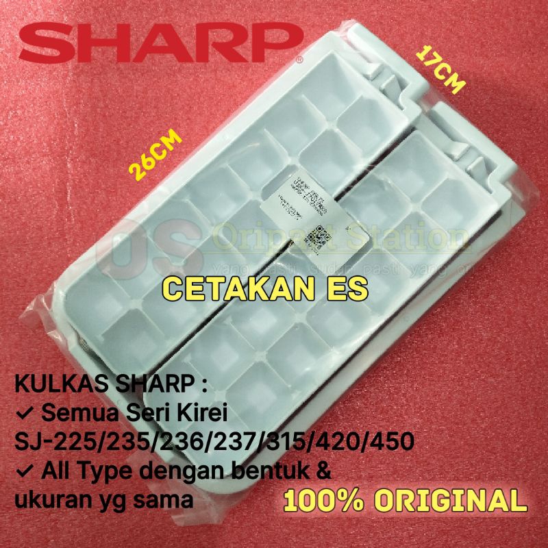CETAKAN ES (ICE MAKER) KULKAS SHARP 2 PINTU ORIGINAL