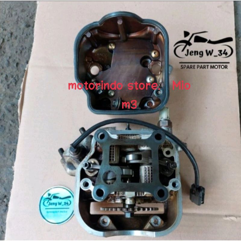 blok head silinder kop motor Mio m3 /Mio z full isi original copotan
