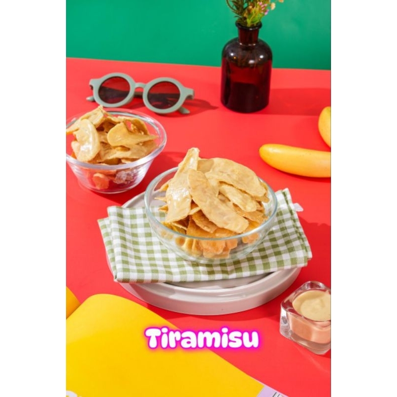 

Keripik pisang varian Tiramisu