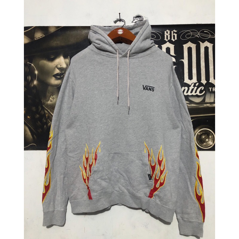 hoodie vans flame