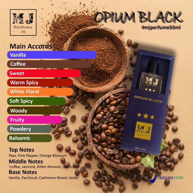 Parfum SELEBGRAM 50ML EAU DE PERFUME “BLXCK OPIUM” by MJ PERFUME