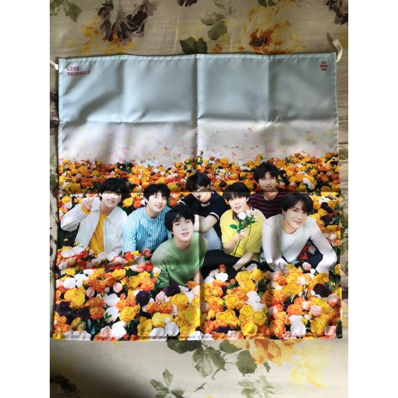 BTS WORLD TOUR LOVE YOURSELF FABRIC POSTER