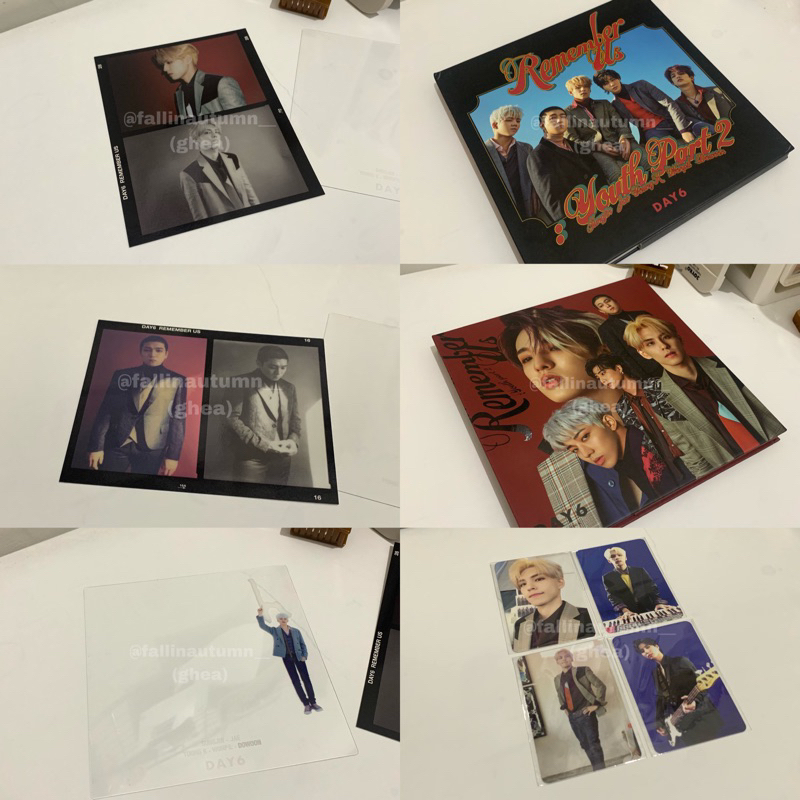 album only, pc, postcard, etc. day6 remember us