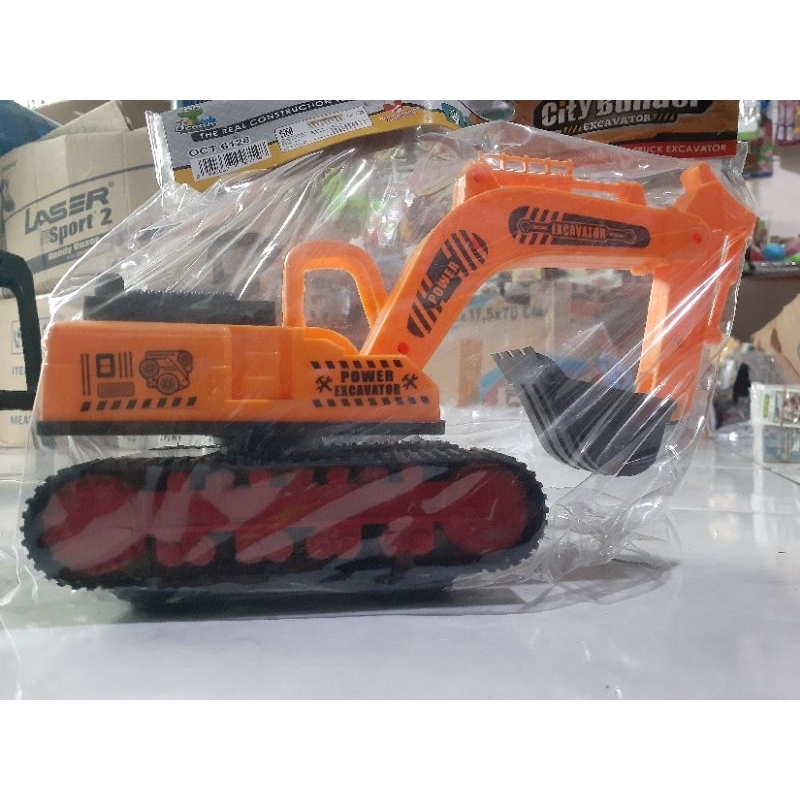 mainan power excavator besar