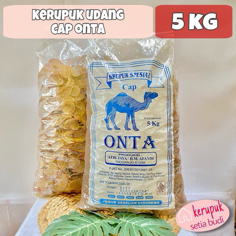 

KERUPUK UDANG CAP ONTA 1 BAL / 5 KG