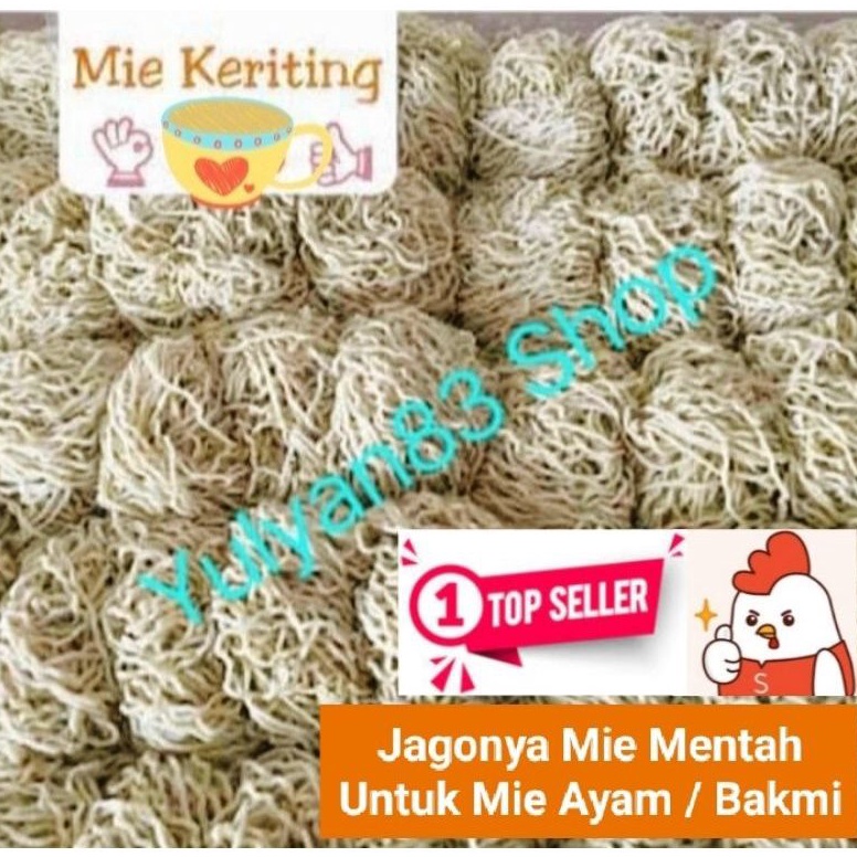 

COD TERMURAH Mie Mentah Keriting Special Telur Bebek Untuk Mie AyamBakmie