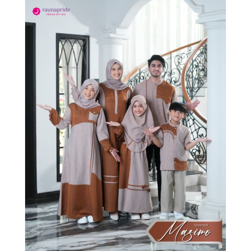 SARIMBIT MASIMO TERACOTA  BY RAUNA/GAMIS RAUNA/SARIMBIT TERBARU RAUNA
