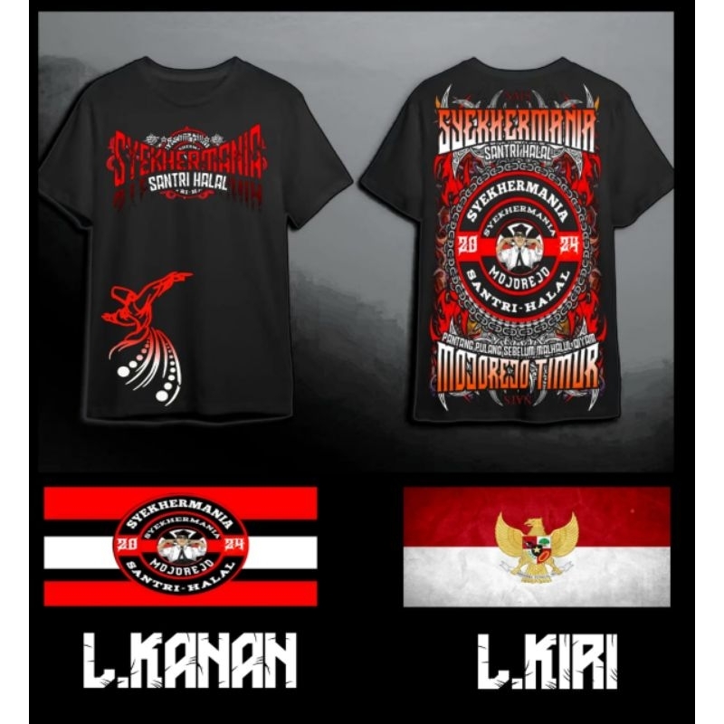 Custom Kaos SYEKHERMANIA S halal Mojokerto