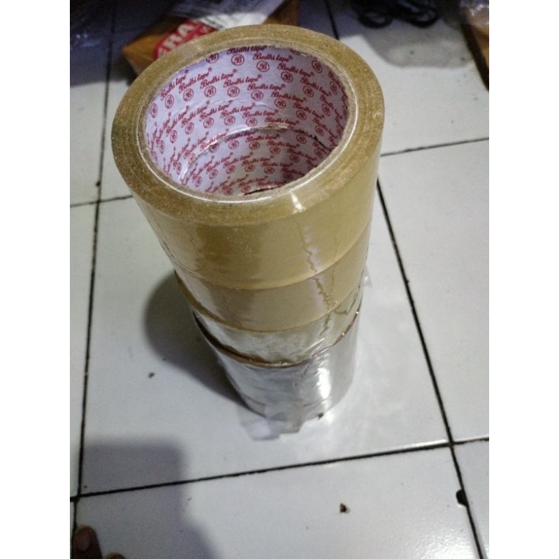 

Lakban bening lakban coklat 45 mm x 100 yard merk random