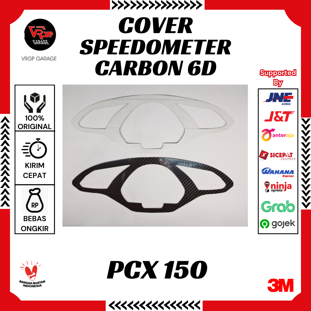 Cover Speedometer CARBON 6D PCX 150 /Cover Speedometer CARBON 6D Honda PCX 150/Speedometer CARBON 6D