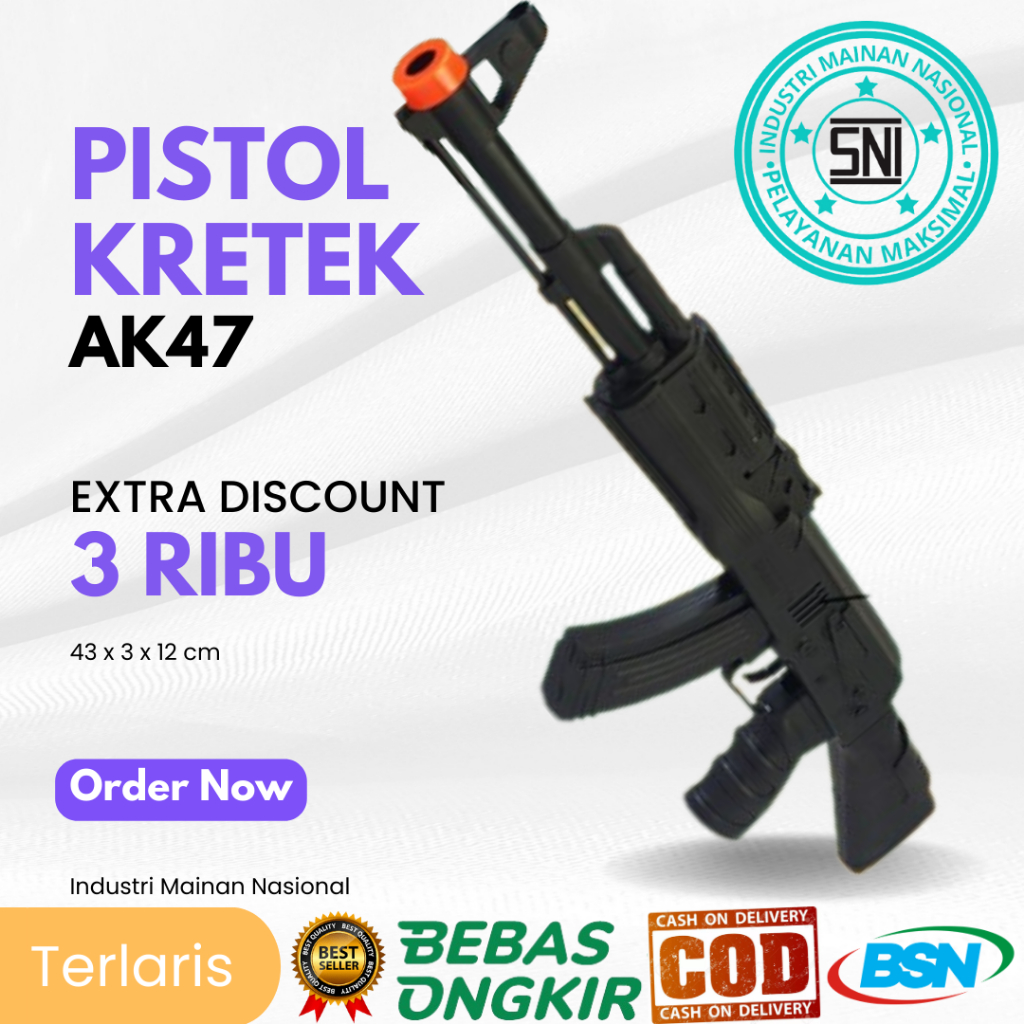 Mainan Tembakan AK47