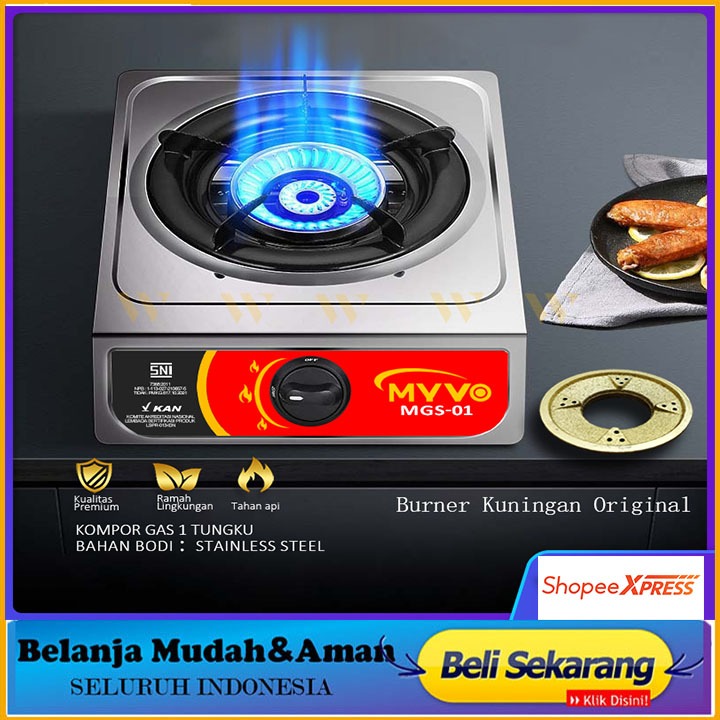 Kompor Gas 1 Tungku MYVO / Kompor Gas MYVO 1 Tungku ori