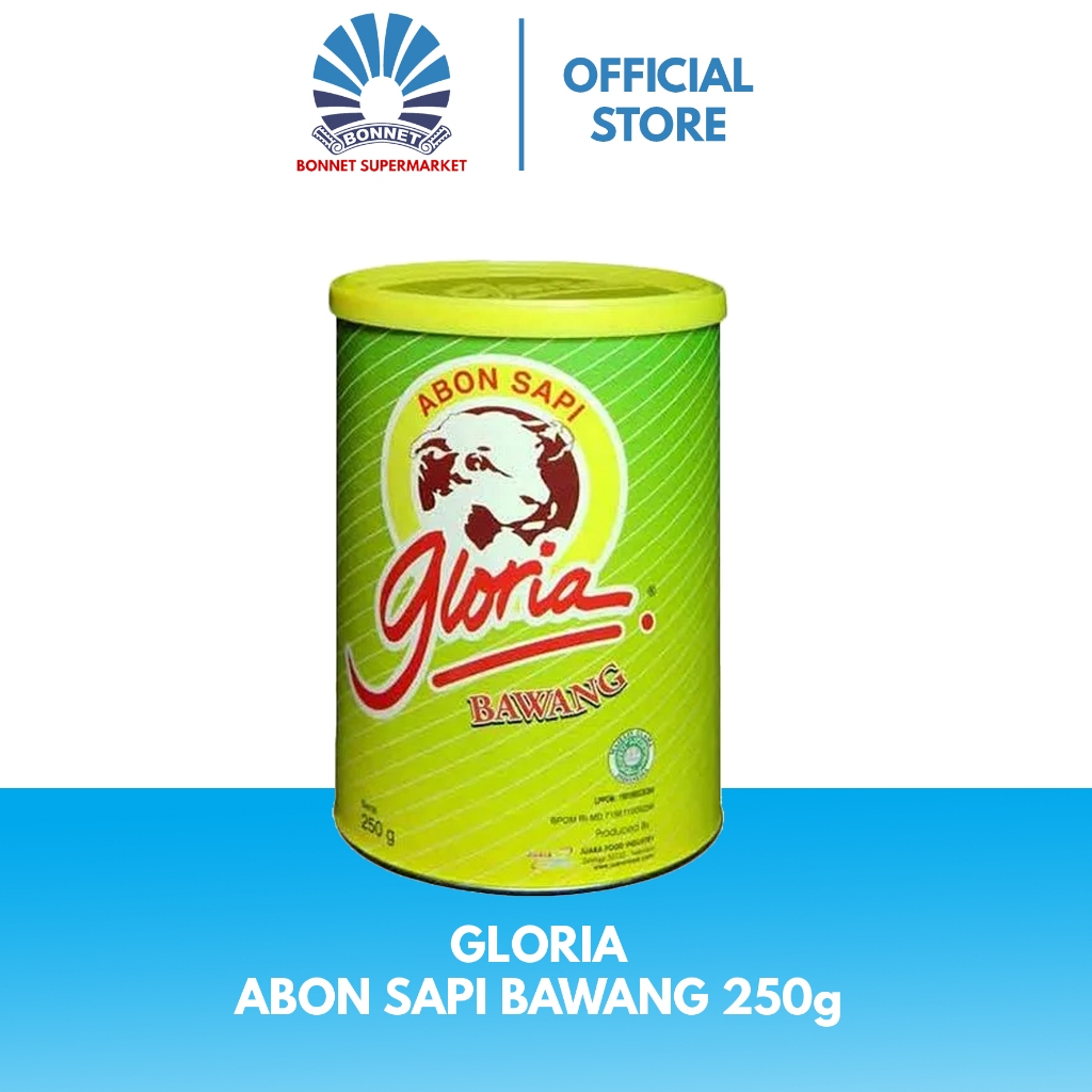 

Gloria Abon Sapi Bawang 250g ( Kaleng ) 8992719112278