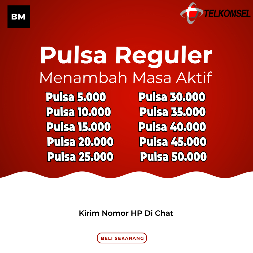 Pulsa Telkomsel,Simpati,As,Loop [proses cepat] 35K 40K 45K 50K 55K 60K Pulsa Murah