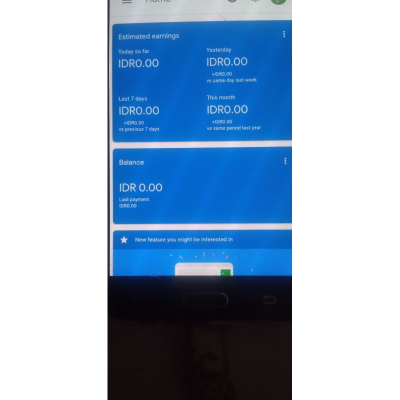 Akun adsense fresh siap add situs