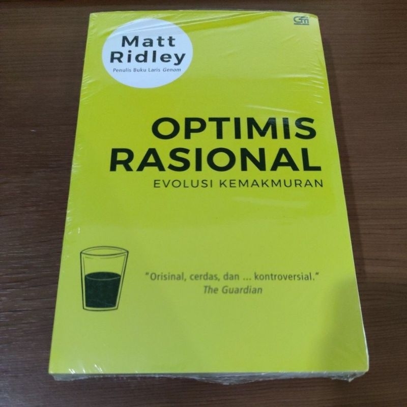 BARU ORIGINAL - Buku Optimis Rasional - Evolusi Kemakmuran - Matt Ridley