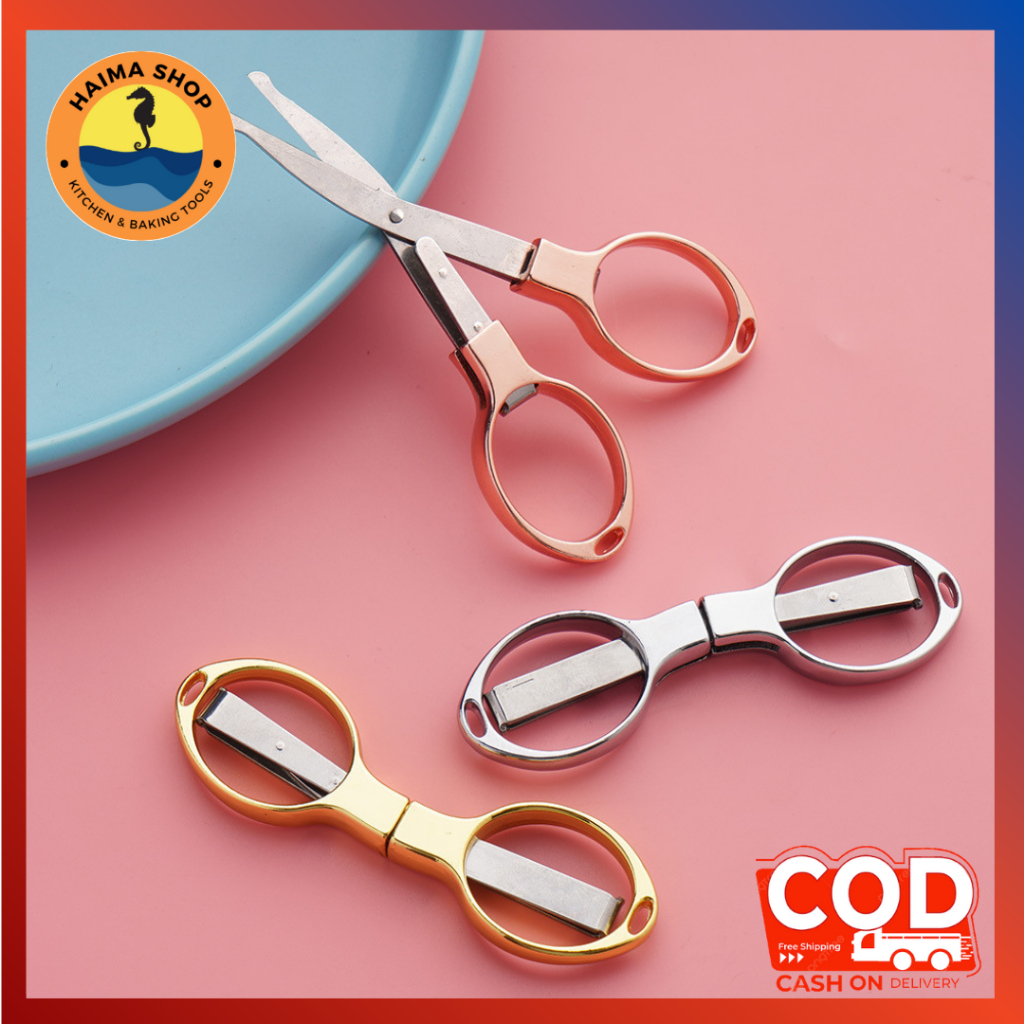 

Gunting Mini Lipat Kacamata Stainless Tebal Gunting Lipat Jahit Kecantikan Gunting Kumis Alis Travel Scissors Serbaguna TERMURAH TERLARIS
