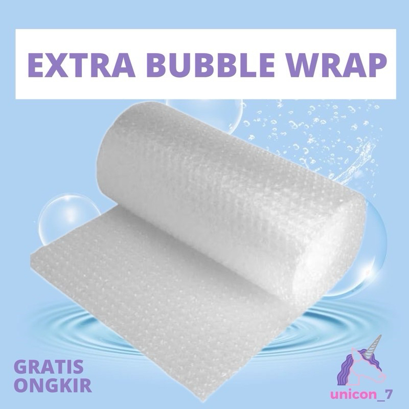 

EXTRA BUBLE WRAP TAMBAHAN UNTUK PACKING LEBIH AMAN