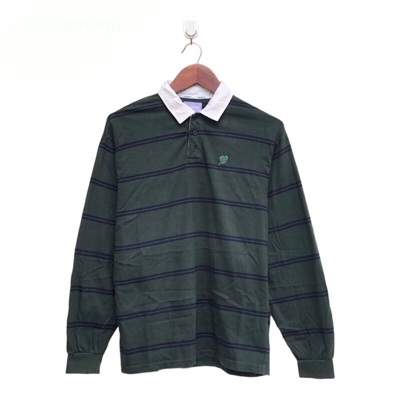 RUGBY SHIRT STRIPE CLOTTY SMALL LOGO BORDIR