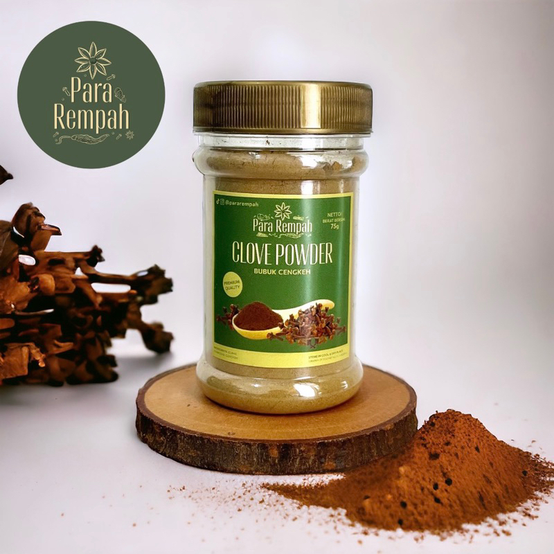 

Cengkeh Bubuk / Clove Powder Kualitas Premium Quality - Para Rempah Bumbu Dapur Indonesia Herbs Spices Pararempah Herbal / Bubuk Cengkeh
