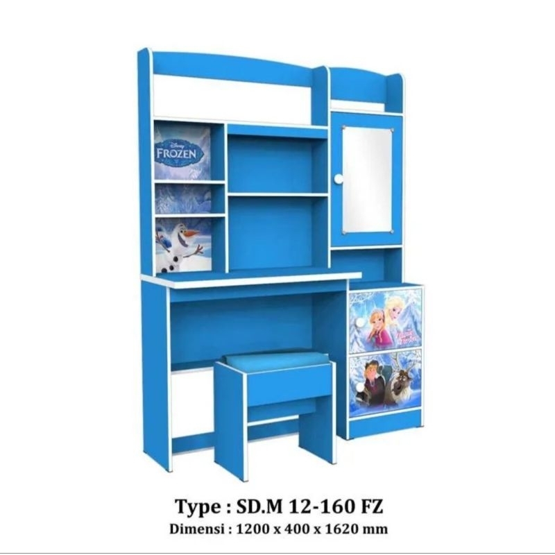 Meja belajar anak karakter Frozen