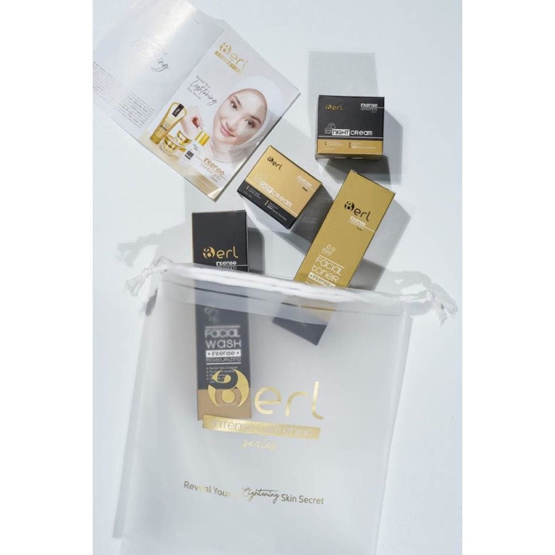 BERL COSMETICS/BERL LIGHTENING SERIES/PAKET SKINCARE GLOWING