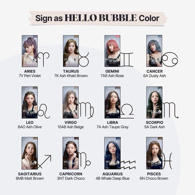 [READYSTOCK NEW COLOR] Mise en Scene Hello Bubble Foam Color - BLACKPINK EDITION