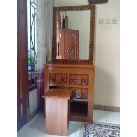 Meja Rias Jati Minimalis Jepara