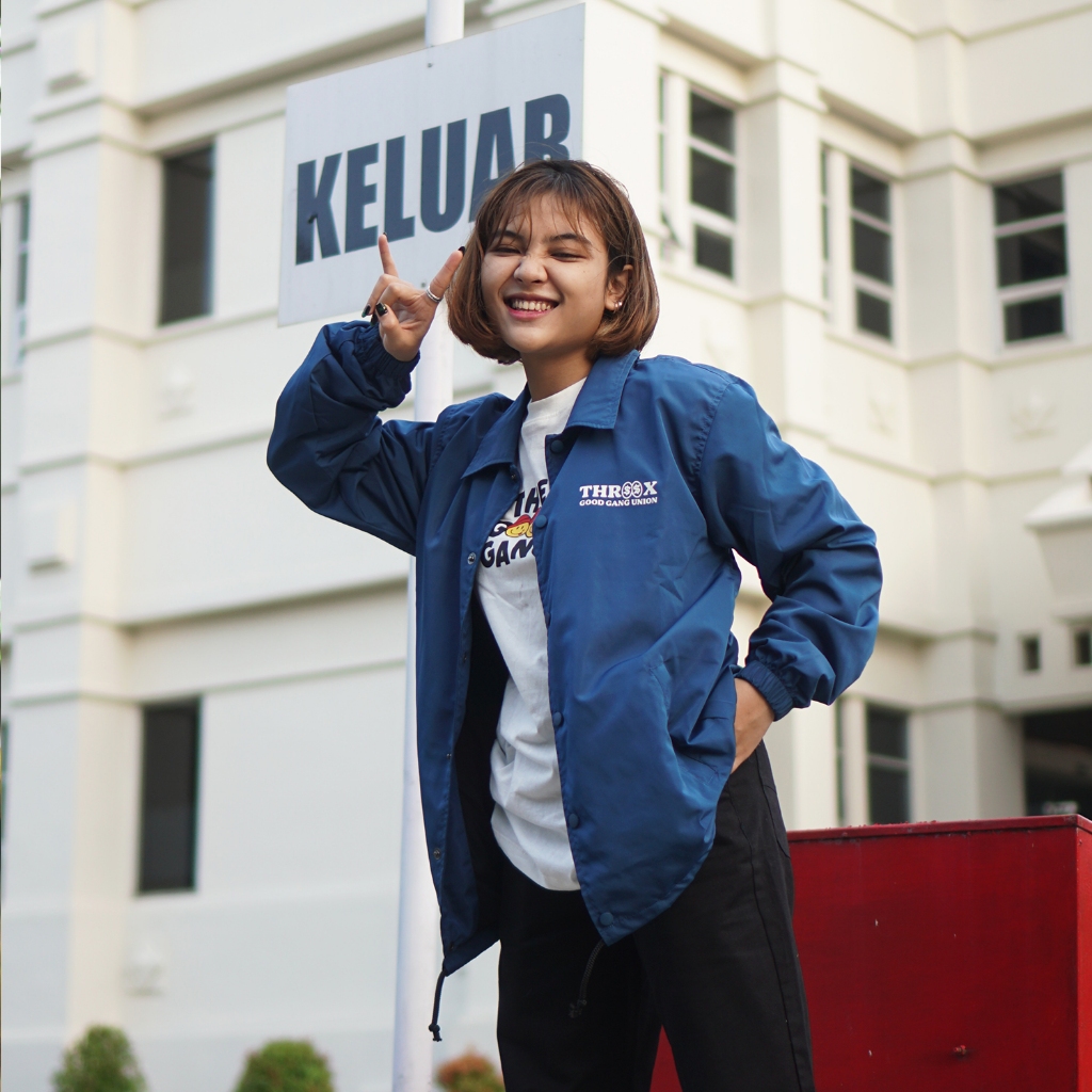 Throox Coach Jacket tosca ||THRX Grizzie Tosca