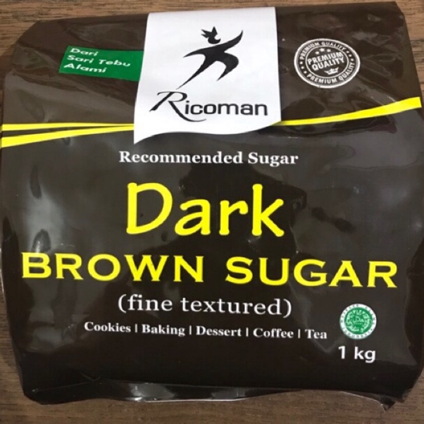 

SGSF9651 DISKON Dark Brown Sugar Ricoman 1kg